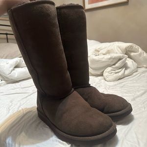 Ugg classic tall chocolate brown boots size 8